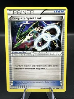 Rayquaza Spirit Link 87/108 XY Roaring Skies Regular Uncommon Pokemon Card - Image 1