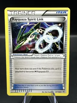 Rayquaza Spirit Link 87/108 XY Roaring Skies Regular Uncommon Pokemon Card - Image 2