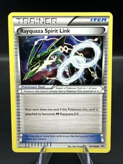 Rayquaza Spirit Link 87/108 XY Roaring Skies Regular Uncommon Pokemon Card - Image 3