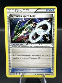 Rayquaza Spirit Link 87/108 XY Roaring Skies Regular Uncommon Pokemon Card - Image 4
