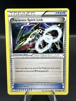Rayquaza Spirit Link 87/108 XY Roaring Skies Regular Uncommon Pokemon Card - Image 5