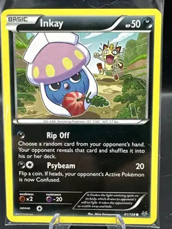 Pokemon TCG Inkay 41/108 XY Roaring Skies Regular Common Card 2015 EN-LP - Image 1