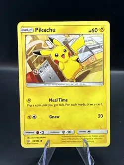 Pokemon Card Pikachu Unified Minds Common 55/236 Near Mint - Image 1