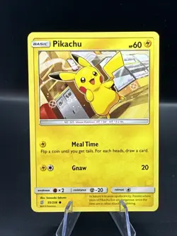 Pokemon Card Pikachu Unified Minds Common 55/236 Near Mint - Image 5