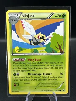 Ninjask 10/108 Uncommon - Pokemon XY Roaring Skies Card - Image 1