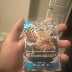 Monkey D Luffy OP13-058 (UC) One Piece Card Carrying On His Will NM English - Image 1