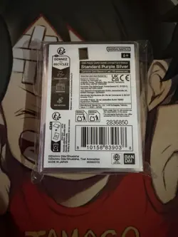 One Piece Card Game Bandai Fest Championship 2025 Silver Purple Sleeves Sealed - Image 2