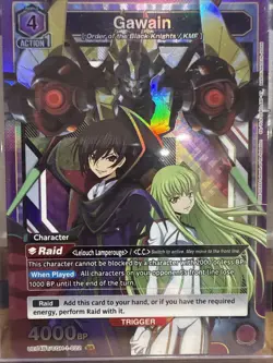 Union Arena Code Geass Gawain SR UE04BT/CGH-1-022 Lelouch & C.C. Card - Image 1