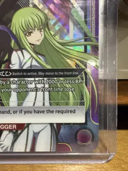 Union Arena Code Geass Gawain SR UE04BT/CGH-1-022 Lelouch & C.C. Card - Image 3