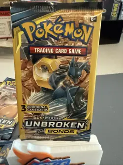 Lot of 10 Pokemon 2019 Unbroken Bonds 3 Card Booster Packs Unweighted New Sealed - Image 5