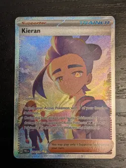 Pokemon TCG Kieran Trainer Prismatic Evolutions Card 174/131 Sir - Image 1