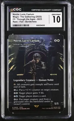KENRITH, THE RETURNED KING Final Fantasy Noctis Lucis Caelum Foil CGC 10 MTG - Image 1