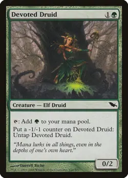 Shadowmoor Devoted Druid MTG Magic the Gathering NM - Image 1
