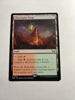 Thornspire Verge - Duskmourn: House of Horror MTG Plus Bonus Rare!!! - Image 1