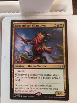 Dragonborn Champion Commander: Adventures in the Forgotten Realms MTG - Image 1