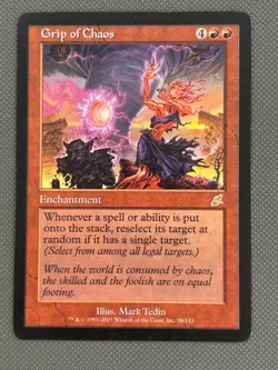 MTG Grip of Chaos Scourge NM - Image 1