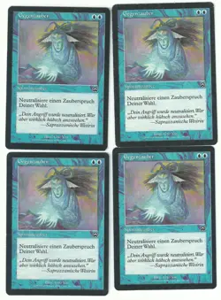 TOP 4 x Gegenzauber / Counterspell - MERCADIAN MASQUES - deutsch **Playset** - Image 1