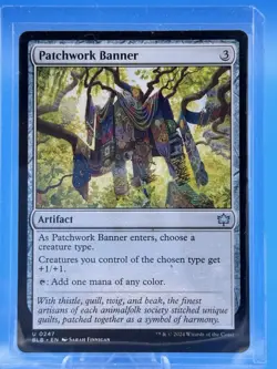MTG - Patchwork Banner - Uncommon Regular #247 - Bloomburrow NM unplayed - Image 1