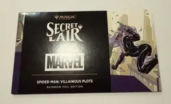 MTG Secret Lair x Marvel's Spider-Man Villainous Plots Rainbow Foil Edition - Image 1