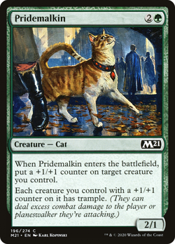 PRIDEMALKIN x4 mtg NM-M M21 Magic Core Set 2021 4 Common - Image 1