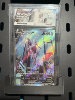 POKEMON GO MEWTWO V SPECIAL ART - 072/079 Ace Graded 9 Mint - Image 1