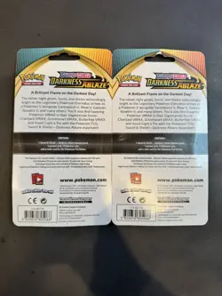 Pokemon Darkness Ablaze Checklane Blister Pack Set of 2 Pikachu & Hatenna - Image 2
