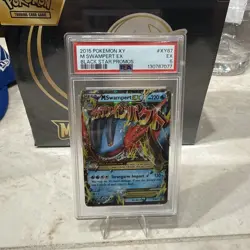 2015 POKEMON BLACK STAR PROMO M/MEGA SWAMPERT EX #XY87 HOLO PSA 5 EX #109382509 - Image 1