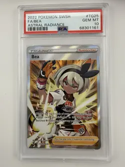 PSA 10 Trainer Bea 2022 Pokemon Sword & Shield Astral Radiance #TG25 Full Art - Image 2
