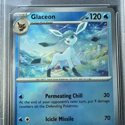 Glaceon 025/131 Master Ball Reverse Holo PSA 10 - Pokemon Prismatic Evolutions - Image 4