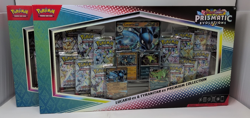 (2) Pokemon Prismatic Evolutions Lucario ex & Tyranitar ex Premium Collections - Image 1