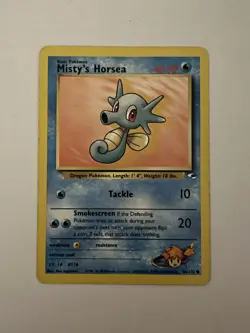 Pokemon TCG Misty's Horsea Gym Heroes 86/132 Regular MP - Image 1