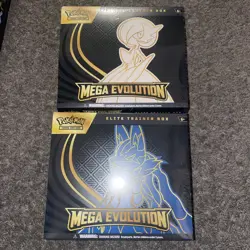 Pokemon Mega Evolution Elite Trainer Box ETB Set of 2 Sealed - Image 1