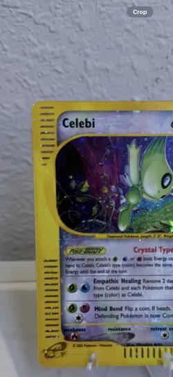 Pokemon Celebi Skyridge Crystal Holo Secret Rare #145 - Image 5