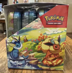 Pokemon - Scarlet & Violet Prismatic Evolutions Mini Tin Display FACTORY SEALED - Image 2