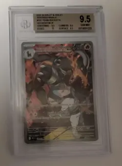 Pokemon Team Rockets Houndoom IR 191/182 Scarlet and Violet: Destined Rivals - Image 1