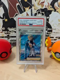 PSA 10 GEM MINT Blanche SWSH227 Black Star Promos Team Mystic Holo Pokemon 2022 - Image 1