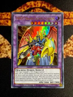 YUGIOH • VWXYZ DRAGON CATAPULT CANNON • ULTRA RARE • LART-EN032 • LIMITED • NM - Image 1
