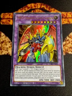 YUGIOH • VWXYZ DRAGON CATAPULT CANNON • ULTRA RARE • LART-EN032 • LIMITED • NM - Image 2