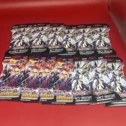Yugioh Blister Pack Lot Of 13 Sealed! Wild Survivors & Alliance Insight #DK - Image 1