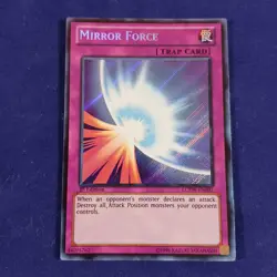 Mirror Force LCYW-EN091 Yugi's World 1st Edition Secret Rare LP - Image 1