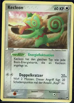 Pokemon Trading Card Game EX Sandsturm Nr 18/100 Kecleon - Image 1