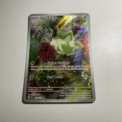 Pokemon TCG Sprigatito Paldea Evolved Illustration Rare Card 196/193 - Image 1