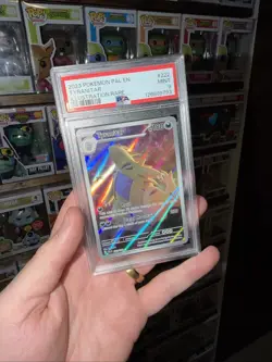 Pokemon TCG Paldea Evolved Tyranitar Card 222/193 Illustration Rare, PSA 9 - Image 1