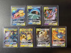 Qty.7 Cards - Pokemon S-Chinese TAG TEAM GX Cards Lot Sun&Moon RR RRR HOLO - Image 1