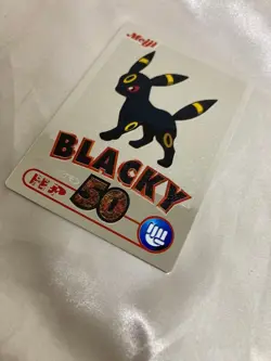 Umbreon Blacky Meiji Chocolate Promo Silver Foil Japanese Pokemon Card Rare - Image 4