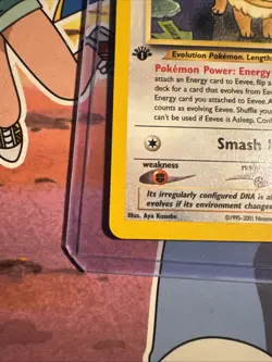 Eevee 38/75 1st Edition Pokemon Neo Discovery Card English WOTC LP Near Perfect - Image 2