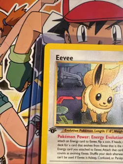 Eevee 38/75 1st Edition Pokemon Neo Discovery Card English WOTC LP Near Perfect - Image 5