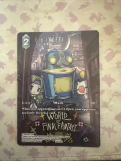 Cid Wolff Ful Art Final Fantasy Square Enix Card Game - Image 1