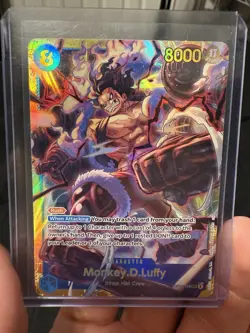 Monkey D Luffy OP11-118 - English Secret Rare One Piece Card Foil - Image 1