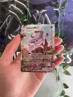 Espeon VMAX SWSH Fusion Strike Secret Rare Alt Art Pokemon Card 270/264 - Image 1